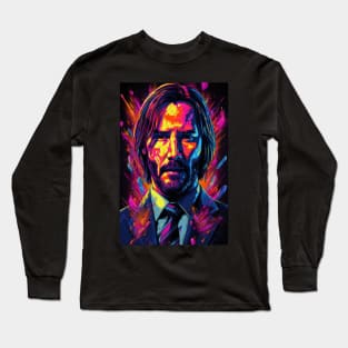 John Wick 4 Pop Art Long Sleeve T-Shirt